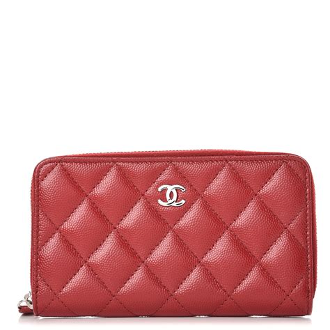 chanel small wallet with zipper